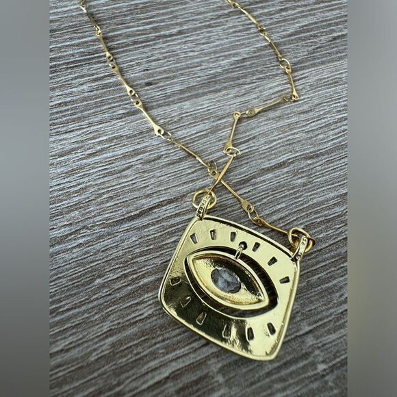 Statement evil eye necklace N705 - Picture 5 of 6